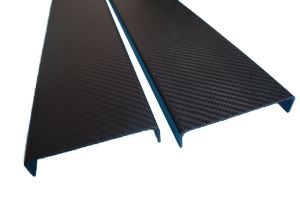 Kohandatud kvaliteetne süsinikkiust U kujuga toru