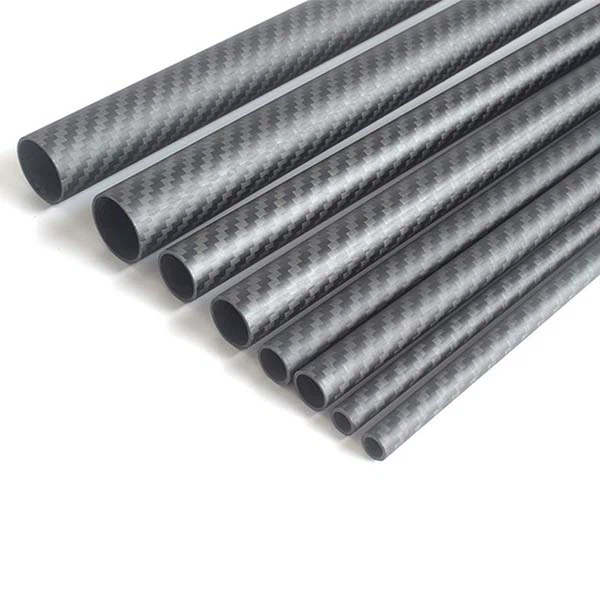 High-strength Lightweight 10/20/30mm3k Carbon Fiber Tubes For Building Support, Agricultural Planting And Sports Equipment