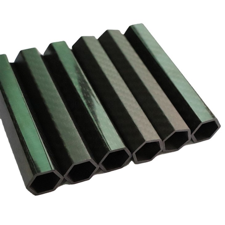 Colored carbon fiber tube